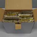 N9R 200PCS Gold Spoons and Forks Set, Heavy Duty Gold Plastic Silverware Set Fancy Disposable Utensils for Parties, Elegant Cutlery Sets for Wedding, Birthday(100 Forks & 100 Spoons)