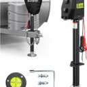 Electric Trailer Jack with Bubble Level, Power Tongue Jack 12V DC, 5000 lbs