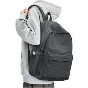 Grey Backpack for School Women Girls, Waterproof Bookbag Cute High School Back Pack for Men Teen Boys, Lightweight Travel College Backpack Mochilas Escolares para Casual Daypack Rucksack