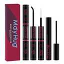 Mayhug Lash Bond and Seal Remover Set 72H+ Waterproof Lash Clusters Glue 3 In 1 Strong Hold DIY Eyelash Adhesive Kit, Qucik Removal Eyelash Remover for DIY Use (2Pcs Set)