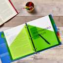 Avery Dividers for 3 Ring Binders, 8-Tab Sets, Two-Pocket Plastic Binder Dividers with Tabs, Multicolor, 3 Sets (71907)