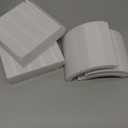 White plastic corner guards 