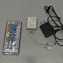 FONEWE 44 Key RGB LED Strip Lights IR Remote Control, Remote Receiver RGB LED Light Strip, 24V Power Adapter for LED Lights