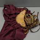 Adult Princess Slave Outfit Bikini Carnival Cosplay Costume Dress Gold Bra Halloween Party Costume Outfits for Women (Small, Red)