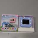 Kids Camera Instant Print - Digital Camera with Flip Lens, Birthday Gift for Boys Girls, Instant Print Photos for Toddlers HD Selfie 1080P Video, Portable Travel Toys for 4 5 6 7 8 9 10 Years Blue