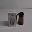 Olive Oil Sprayer for Cooking 2 in 1 - Oil Dispenser with Spray and Pour, 16oz/470ml Brown Oil Spray Bottle for Kitchen, Air Fryer, Salad, BBQ (Green)