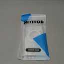 NITITOP for iPhone 17 Air Case Magnetic Cute Line Flower - White
