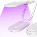 UV Light for Resin - 36W Portable Wireless UV Resin Lamp with Dual 365+405nm Wavelengths, 3-Fold Stand & Scissor Design, Timer for Jewelry, Nail Art & Resin Molds (22 LEDS)