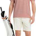 Rouen Polo Shirts for Men Dry Fit Performance Heather Stripe Golf Polo Moisture Wicking Lightweight Breathable Golf Shirts (XXL)