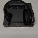 Bluetooth Headset, 60hrs Noise Canceling V5.2 Over Head Headphones, Single Ear Trucker Wireless Headset with Mic, Mute Button, Multipoint, for Phones PC Computer Truck Driver Office Work - Black (Carbon)