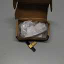 Goldenwarm 5 Pack Cabinet Knobs Black and Gold Kitchen Cabinet Knobs Round Drawer Pulls for Bathroom Kitchen Bedroom, Zinc Alloy (Single Hole Center)