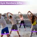 KANGFITER 100 PCS Bulk Resistance Bands Latex, Loop Exercise Bands Set for Gym Members Sports Class Students Gift, 5 Pieces Each Set with Storage Bag, Fitness Bands for Outdoor Home Gym Yoga Pilates