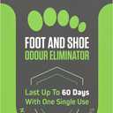 No Sweat Foot And Shoe Odour Eliminator Powder - Lasts Up To 60 With One Single Use - Salty Structure - No Need Mix With Water - Neutralizes Smelly Odours - No Mess -1 Box x 10 Sachets
