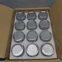 Ieavier 12PCS Wide Mouth Mason Jars 16oz with Airtight Lids and Bands, Canning Jars with Crystal Glass for Food Storage, Spice Jars, Canning, DIY Projects, Jam, Jelly, Honey, Preserving, Drinking