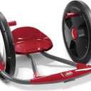 Radio Flyer Cyclone, For Ages 3-7, Arm-Powered Ride On, 16" Wheels, 360-degree Spins, Forward/Reverse Action, Ergonomic Seat & Frame, Comfort Hand Grips, Solid Steel, 69 lb Capacity, Kids Ride On Toys, Large