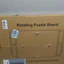1000 Piece Puzzle Board with Drawers Rotatable 360-Degree Wheels and Cover 30" x 22" Wooden Jigsaw Puzzle Table Storage Organizer Portable Lightweight Design, 1000PCS