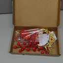 Red Series Cake Topper, Chinese Traditional Retro Style Cake Decoration, Suitable for Birthday, Graduation Celebration, Anniversary and Other Holiday Parties.