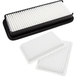 Cab Air Filter Kit,T1855-71600 Air Filter,6A671-75090 Filter Element Replacement for Kubota Tractor SVL75-2C/75C/90-2C/90CFilter and Replacement
