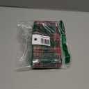 AQOTHES Pack of 2 Christmas Plaid Decorative Throw Pillow Covers Scottish Tartan Cushion Case for Farmhouse Home Holiday Decor Red and Green, 18 x 18 Inches