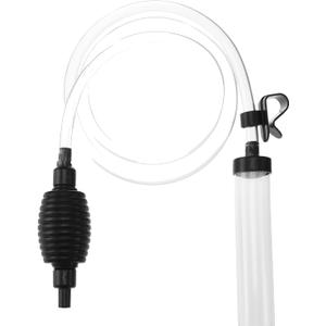 5ft Aquarium Siphon Vacuum Cleaner-Hand Siphon Pump Water Changer for Fish Tank Cleaning Gravel & Sand