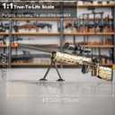 Sosuy Building Block Gun Sets, M24 1:1 DIY Shootable Sniper Model Guns Army Toys for Adult Teen Boys, Birthday Gifts for Men Kids Age 8+, Realistic Bricks Collection for Military Fan 1380PCS