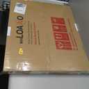 LOAAO 24X30 Inch Black Metal Framed Bathroom Mirror for Wall, Matte Black Bathroom Vanity Mirror Farmhouse, Large Rounded Rectangle Mirror, Anti-Rust, Hangs Horizontally or Vertically