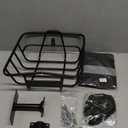 Wire Lift-Off Rear Basket Bicycle Rear Basket Iron Hanging Basket Thickened and Widened Bicycle Basket for Bicycles