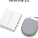 Ginsco Universal Headphone Case Compatible with JBL Tune 510BT 720BT, Sony WH-CH 720N/WH-CH520, with Bose/JBL/Soundcore Life Q20i Q30/BERIBES/TOZO/KVIDIO etc. Waterproof Carrying Case (Gray White)