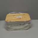 Bloomingville Metal "bread" Bin with Bamboo Lid, Cream