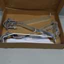 14 Inch Heavy-Duty Antenna Wall Mount,Windproof Stand Off Wall Mast Mount Clamps,1 Pair with Expansion Bolts (1 Pair Mount ( 3-Leg + 2-Leg), 14 Inch)