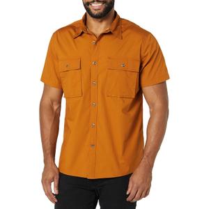 Amazon Essentials Mens Slim-Fit Short-Sleeve Two-Pocket Utility Shirt (M)