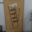 Soctone Step Ladder 4 Step Folding with Anti-Slip Pedal, Lightweight 4 Step Ladder with Handrails, 330 lbs Capacity Perfect for Kitchen & Household, White