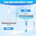 3 in 1 Spray Squeegee, 3 in 1 WindowSqueegee Cleaner, Spray WindowSqueegee Cleaner Tool with SprayBottle, for Car, Window (White)