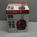 EcoMax 1 Gal Poly Shop Vacuum Wet/Dry Cleaner 6 ft  Power Cord And 4 ft. Hose Carrying  Handle Wall Mountinf Storage 1.0 Gal 1.5 Peak Hp