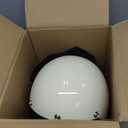 GJH Open Face Motorcycle Helmet Jet Cafe Recer 500TX Style Unisex Helmet 3/4 Chopper Bobber Helmet Japan Technology Handmade 3 Quarter Motorcycle Helmet Dot Approved(Black/White-M L XL XXL)