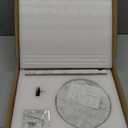 Paper Towel Holder Countertop, Standing Paper Towel Roll Holder for Kitchen Bathroom, with Weighted Marble Base for One-Handed Operation (White), White Marble Paper Towel Holder