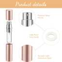 Boao 14 Pcs 5 ml Perfume Travel Refillable Atomizer Morandi Mini Fragrance Sample Cologne Dispenser Glass Lined Portable with Refill Pump Perfume Spray Bottle for Women Men Outgoing Traveling