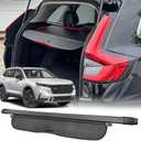 Volcaner Cargo Cover for 2023-2025 2026 Honda CRV Accessories, (Carbon Fiber Texture) for Honda CRV 2023-2026 Accessories(Include Hybrid) Retractable Trunk Cover Shield Shade Privacy Screen for CR-V