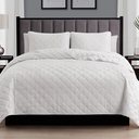 wayfair basics microfiber reversible diamond quilt set