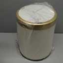 Pukomc Bathroom Trash Can with Lid3.5 Gallon Motion Sensor Waterproof Touchless Garbage Can, Smart Plastic Trash Bins Suitable for Kitchen, Bathroom, Bedroom, Living Room, Office Beige