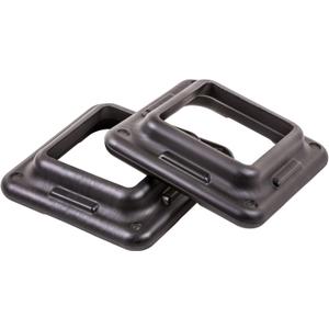 The Step (Made in the USA) Original Health Club Aerobic Step Risers in Black for Use with The Step Aerobic Platform  Health Club Size (2 count)
