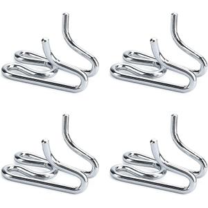 Dog Collar Extra Links Designed for Training Collars (4 Pack) Steel Chrome Plated Dog Training Collar Links (2.25mm, Silver)