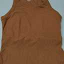 CHICME Women Built-in Bra Tank Tops Sleeveless Casual Shirts Racerback Ribbed Fitted Tank Tops Size S