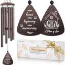 House Warming Gifts New Home, 32" Bronze Wind Chimes Housewarming Gifts, New Home Gift Ideas for Women Men Homeowners Couples Family Friends, Unique First Home Gift for Apartment Decor