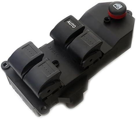 9105 Power Master Window Switch Control Front Left Driver Side for 2001-2005 Honda Civic; 2002-2006 Honda CR-V CRV