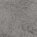 HOMBYS Sherpa Fleece Lumbar Support Pillow with Headrest for Recliner,Memory Foam Recliner Chair Cushion for Back Pain,Big High Back Support for Recliner with Chair Headrest for Elderly (Grey)