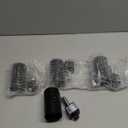 H Type Black Universal line Voltage Track Lighting Heads E26(no Bulb),ETL Listed,4Pack