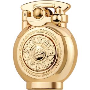 Kerosene Lighter Vintage Antique Soft Flame Lighter for Collection-Decorative-Gift-Present (Golden)