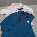 Yilaku Boys Suits Ring Bearer Outfit Toddler Suits with Vest+Shirt+Pants Sets Kids Dress Clothes for 110, 4Y