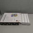 Pantry Organization and Storage for Kitchen - Expandable Kitchen Wrap Box Organizer Rack, Foil Organizer for Cabinet & Counter, Height & Width Adjustable Cupboard Storage Rack - (3 Tier 9.8 to 15.6"L) (White-1P)